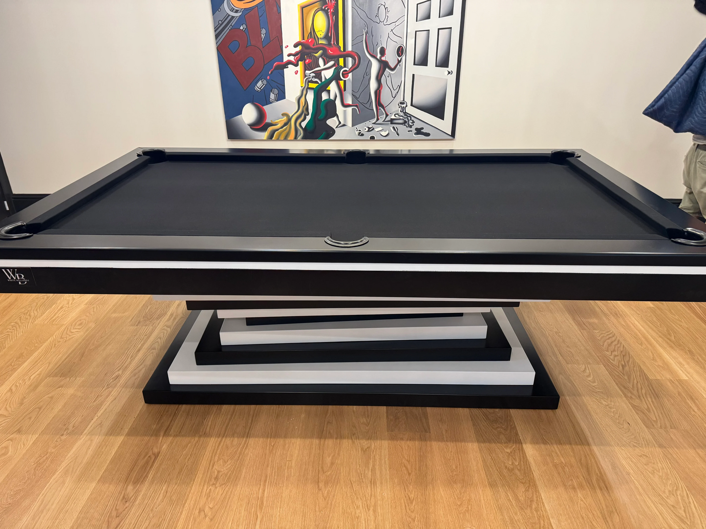 White Billiards Neavio Modern Slate Pool Table