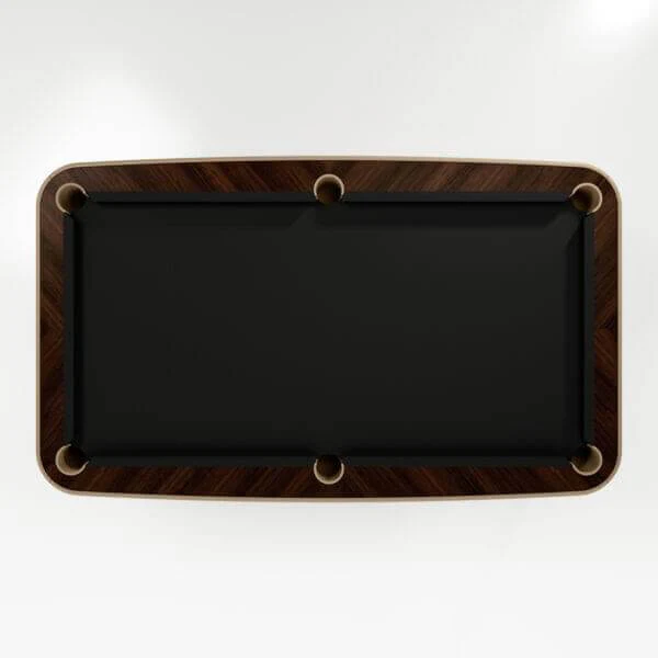 The Morris Modern Slate Leather Pool Table By White Billiards