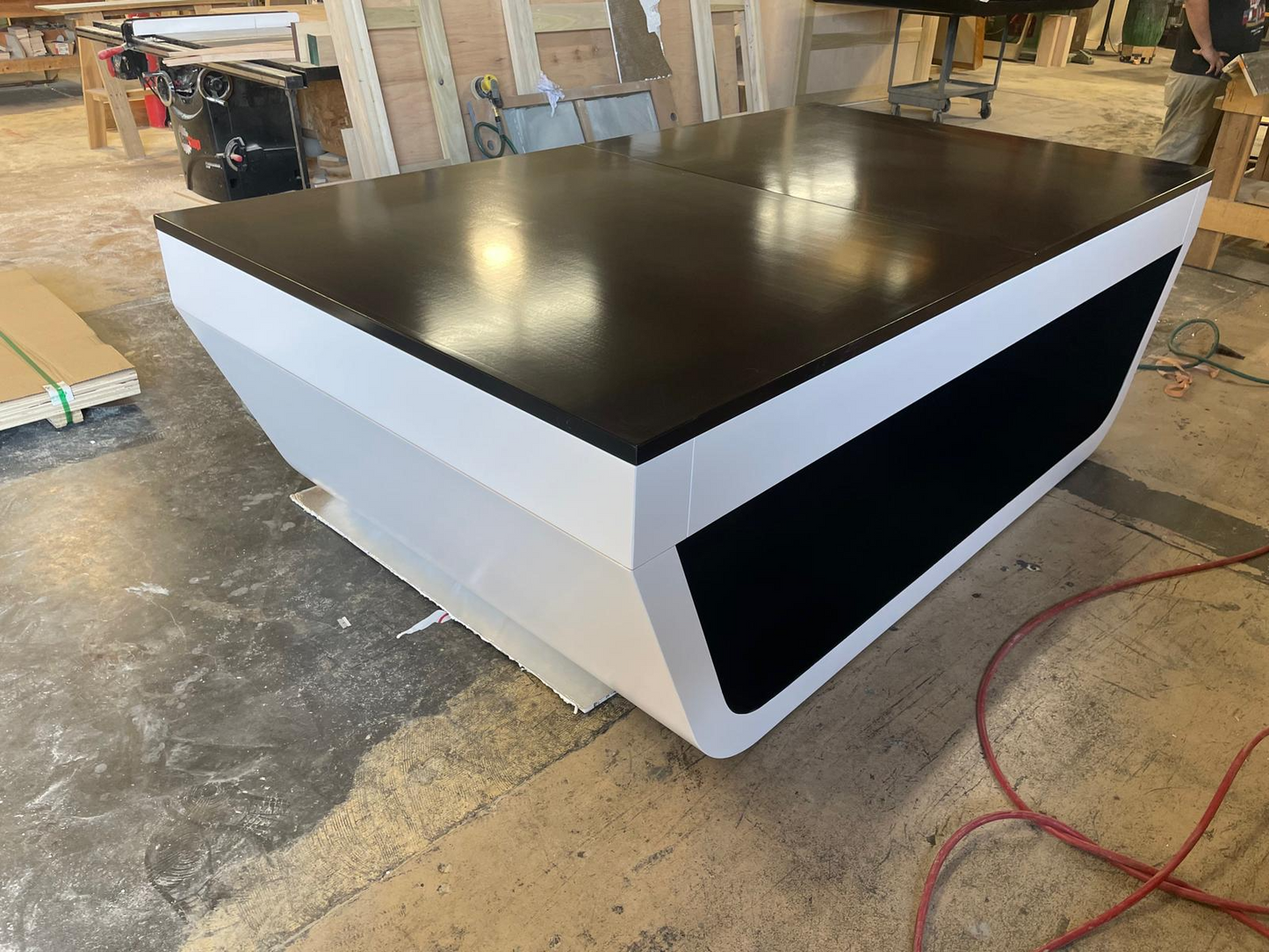 IN STOCK The Sofia Modern Slate Pool Table By White Billiards
