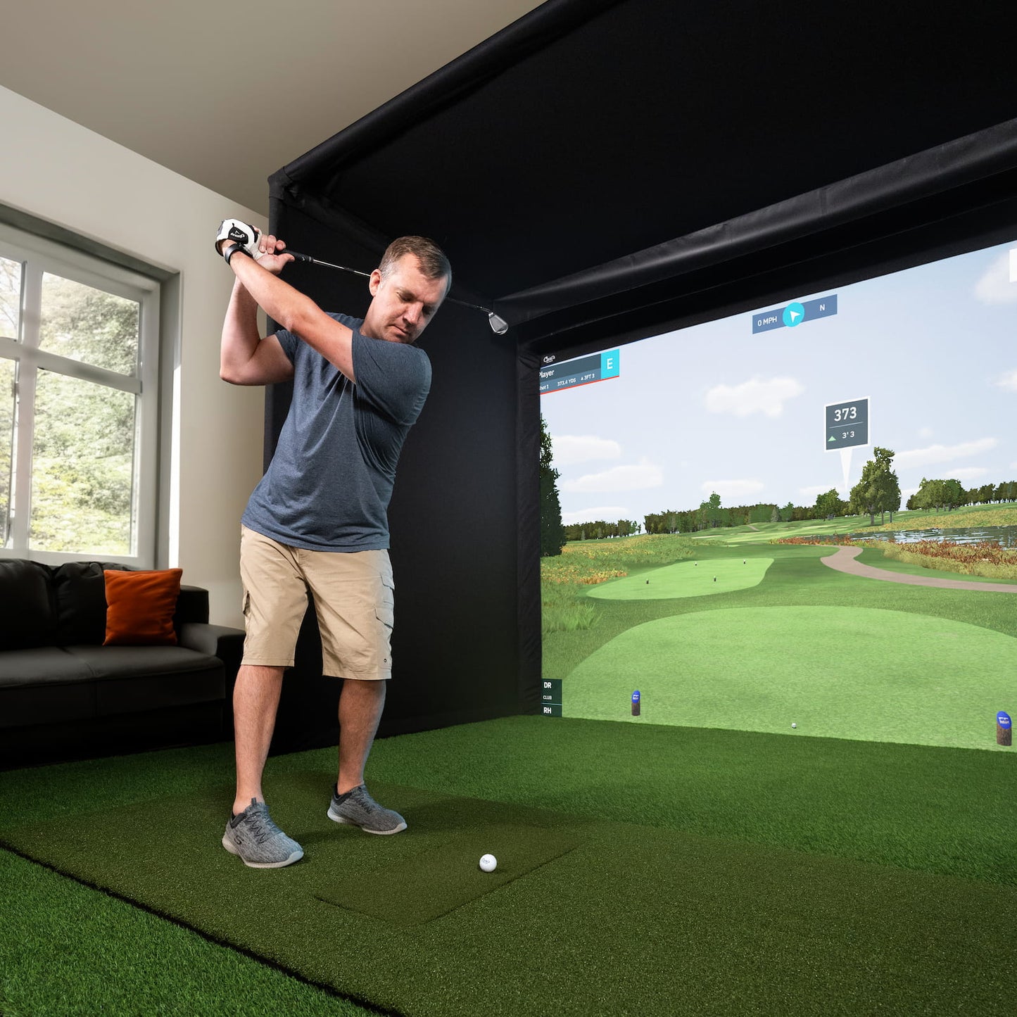 Carl's Place Pro Golf Enclosure Kit with Impact Screen