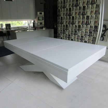 White Billiards Ultimate Modern Slate Pool Table