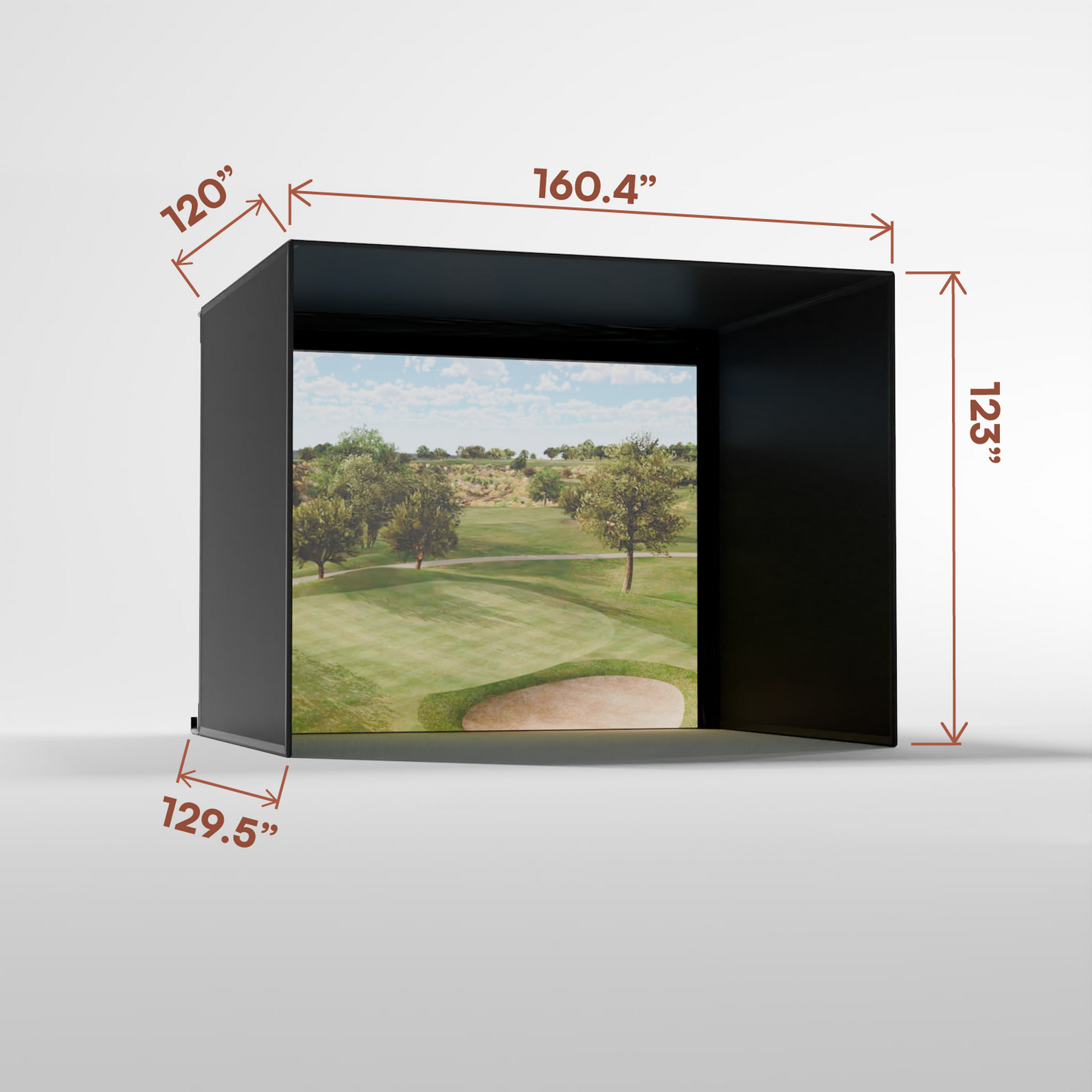 Carl's Place Pro Golf Enclosure Kit with Impact Screen