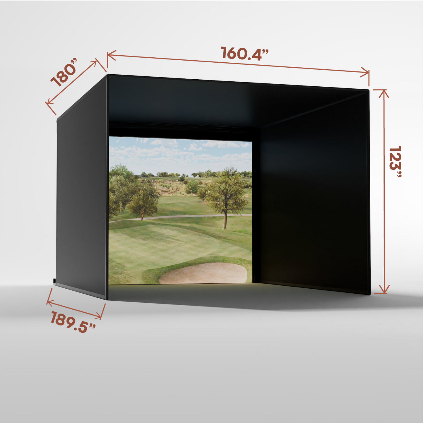 Carl's Place Pro Golf Enclosure Kit with Impact Screen