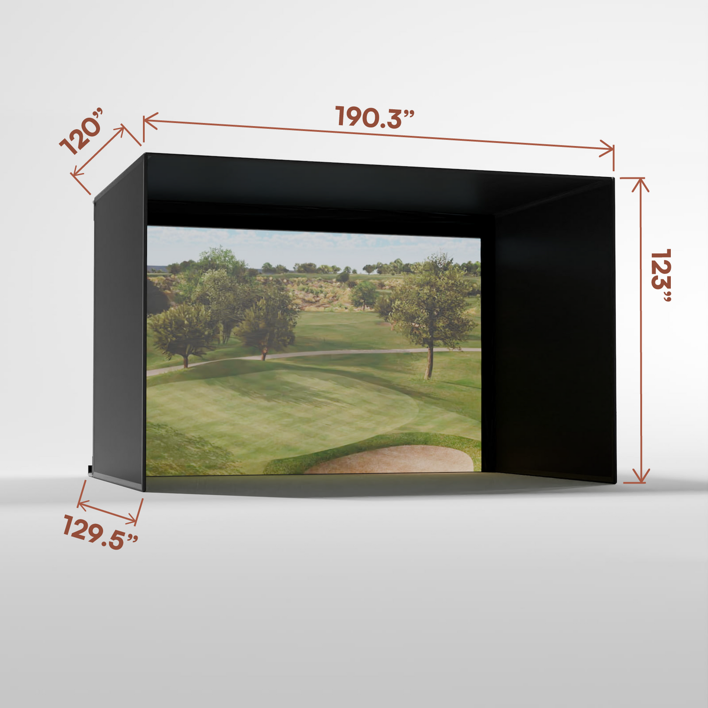 Carl's Place Pro Golf Enclosure Kit with Impact Screen