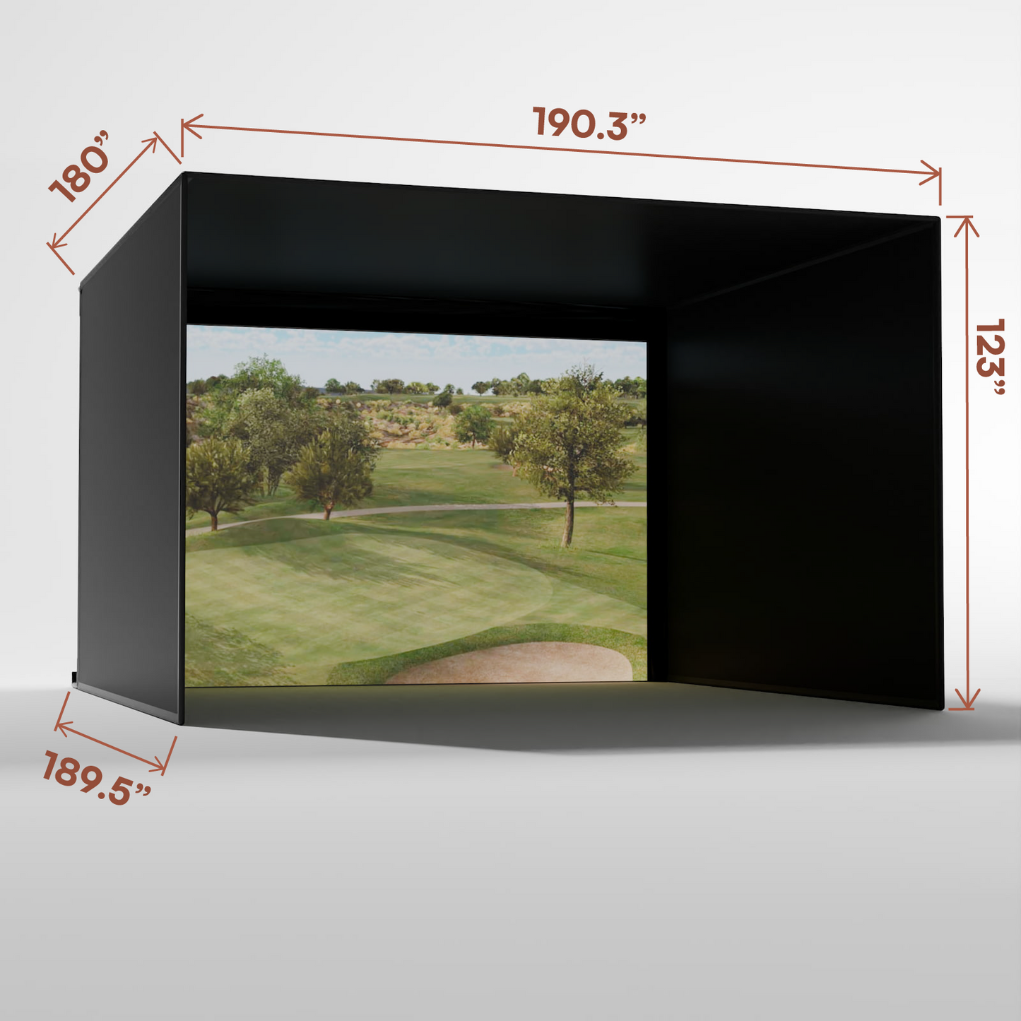 Carl's Place Pro Golf Enclosure Kit with Impact Screen