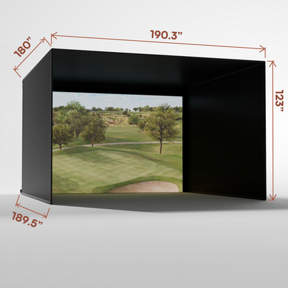 Carl's Place Pro Golf Enclosure Kit with Impact Screen