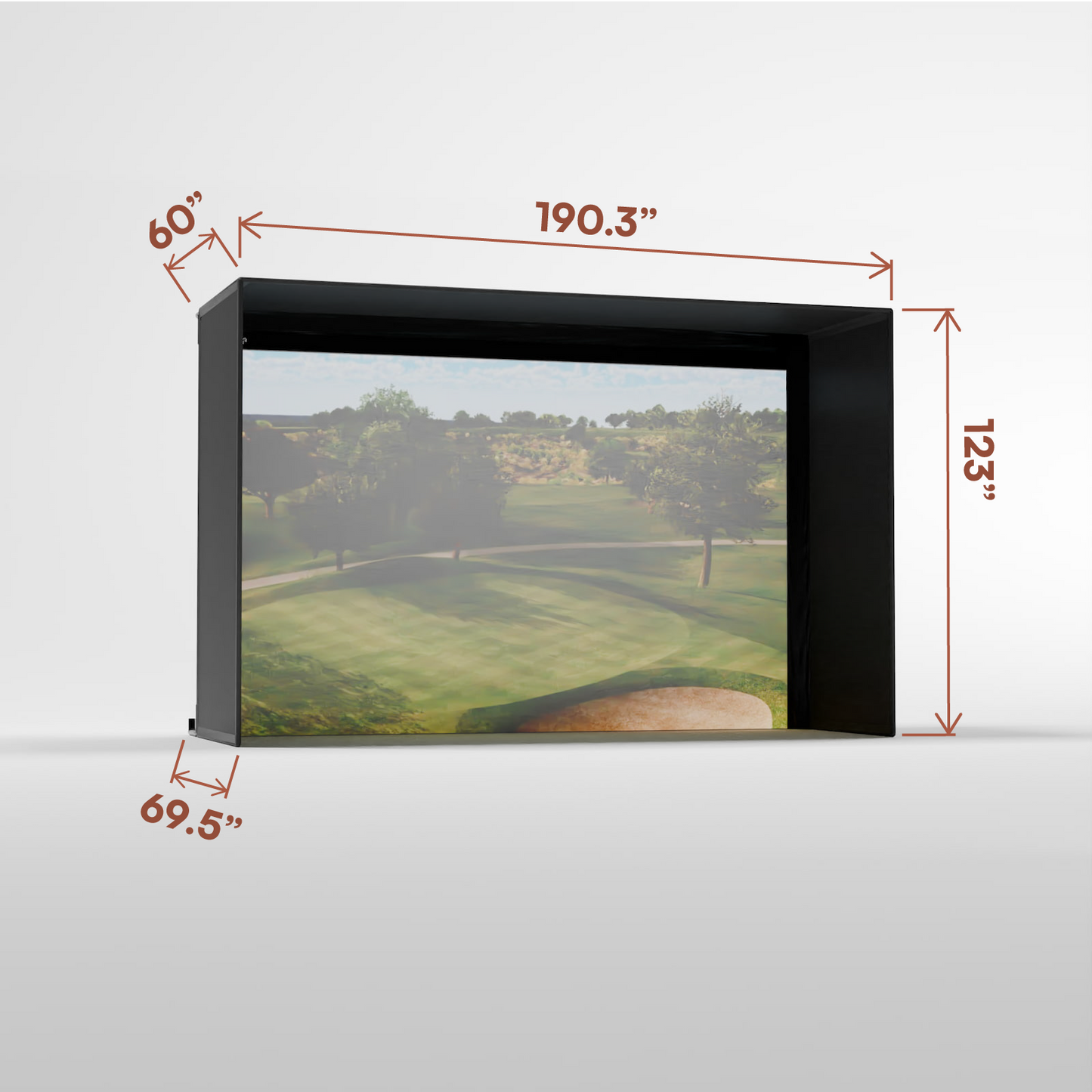 Carl's Place Pro Golf Enclosure Kit with Impact Screen