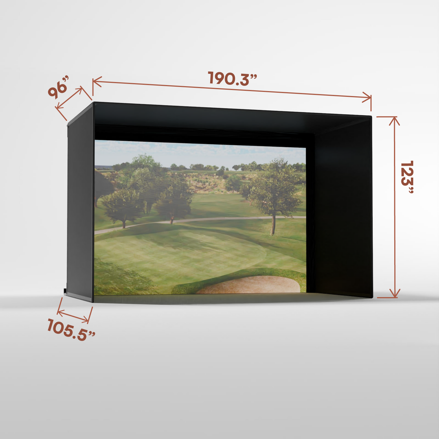 Carl's Place Pro Golf Enclosure Kit with Impact Screen