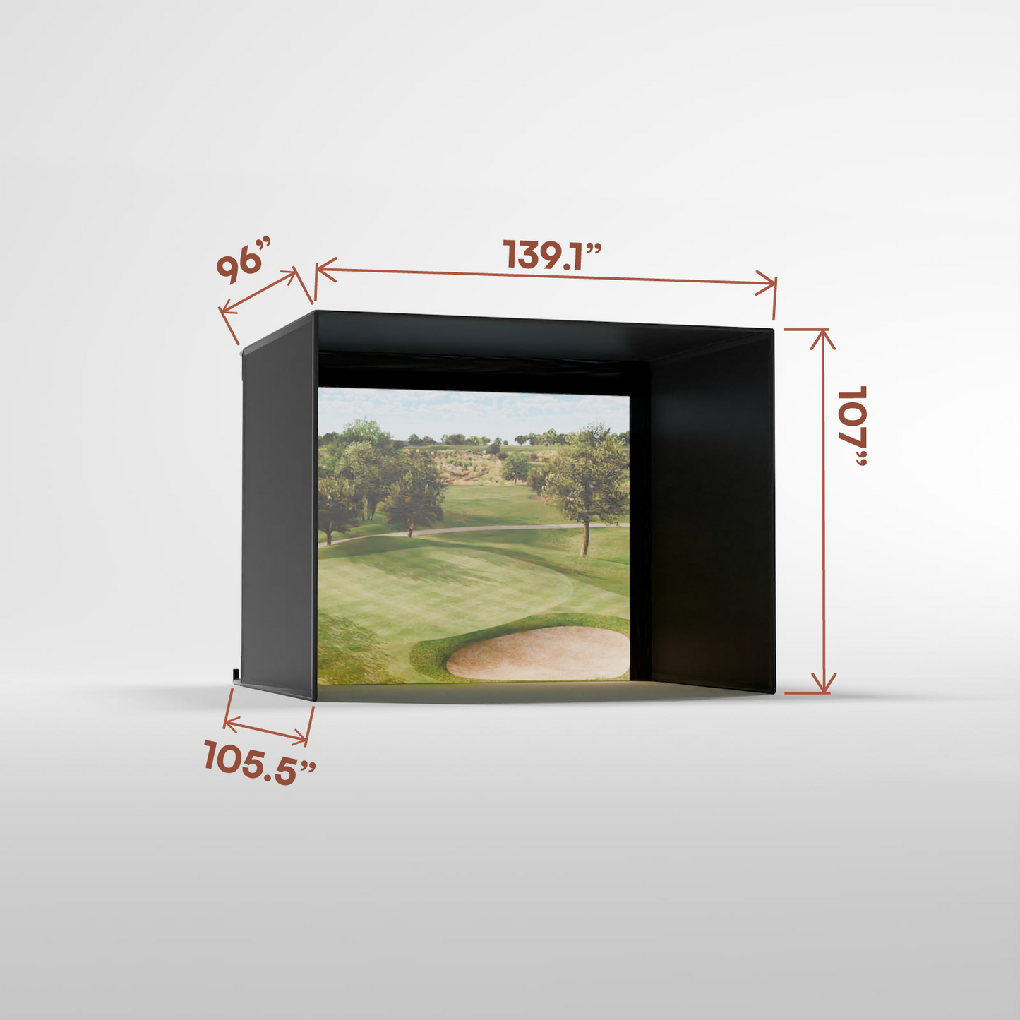 Carl's Place Pro Golf Enclosure Kit with Impact Screen
