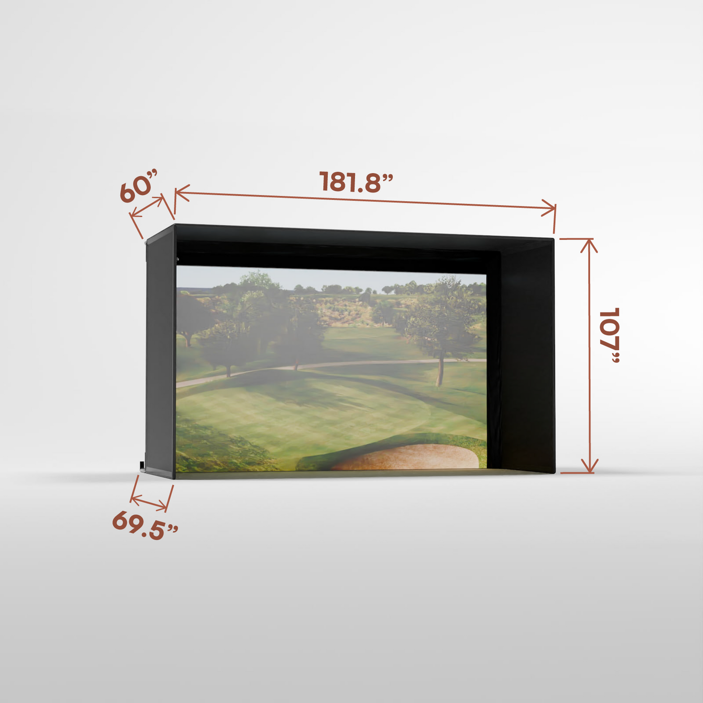 Carl's Place Pro Golf Enclosure Kit with Impact Screen