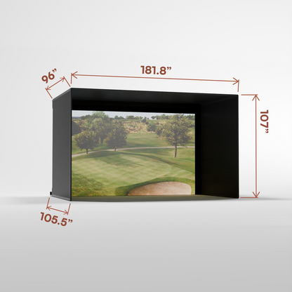 Carl's Place Pro Golf Enclosure Kit with Impact Screen