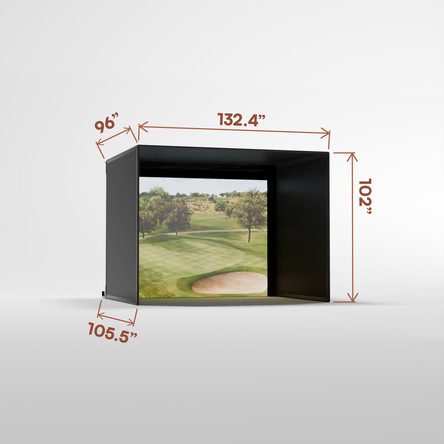 Carl's Place Pro Golf Enclosure Kit with Impact Screen