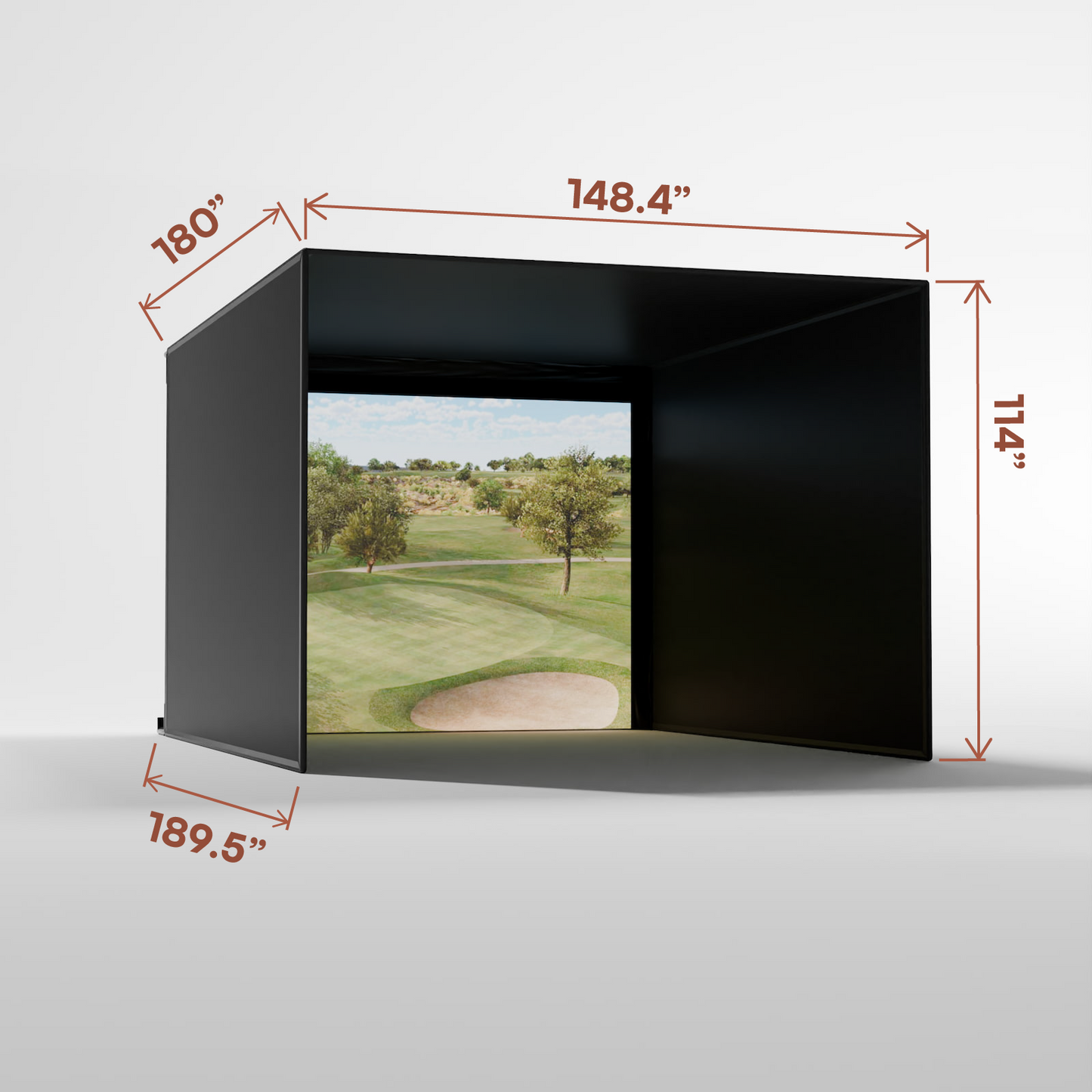 Carl's Place Pro Golf Enclosure Kit with Impact Screen