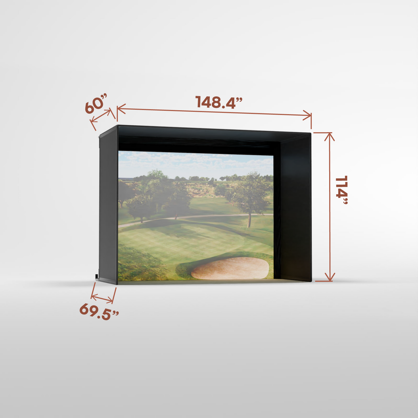 Carl's Place Pro Golf Enclosure Kit with Impact Screen