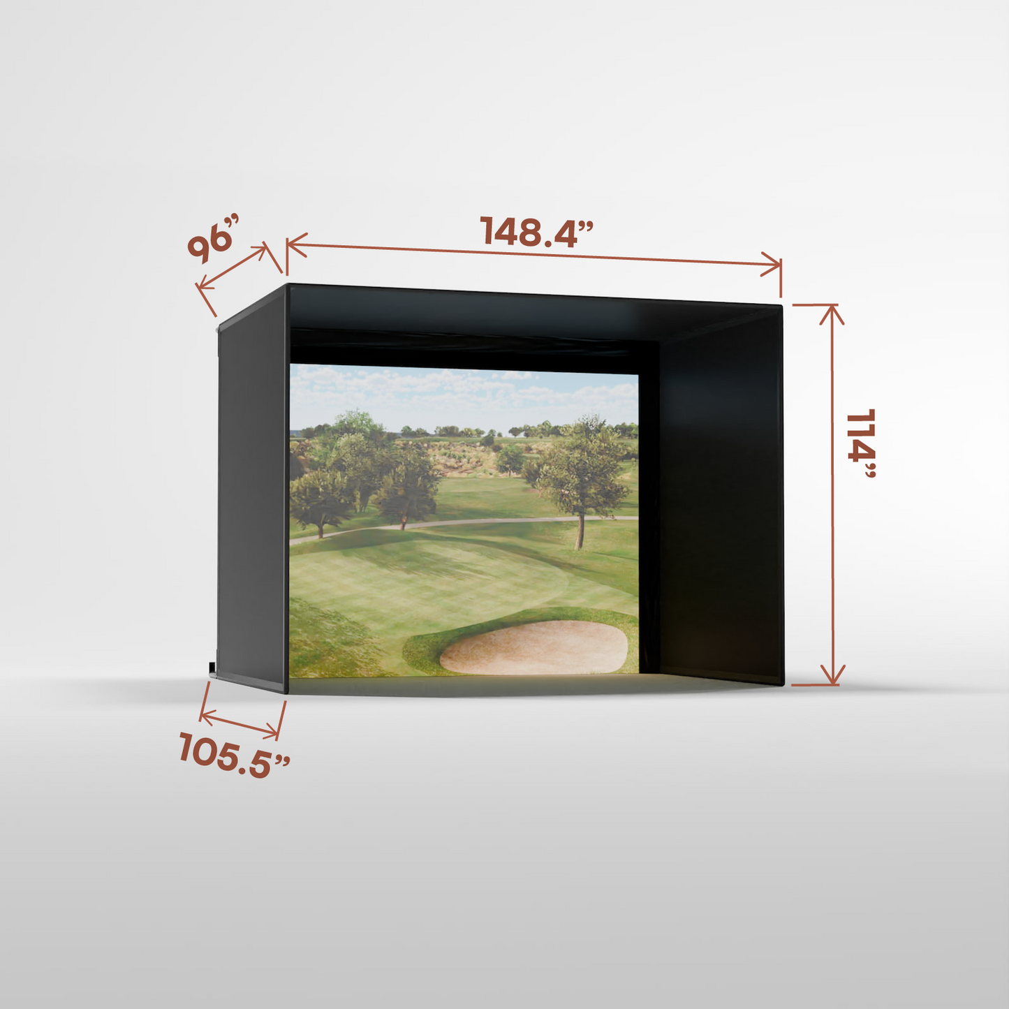 Carl's Place Pro Golf Enclosure Kit with Impact Screen