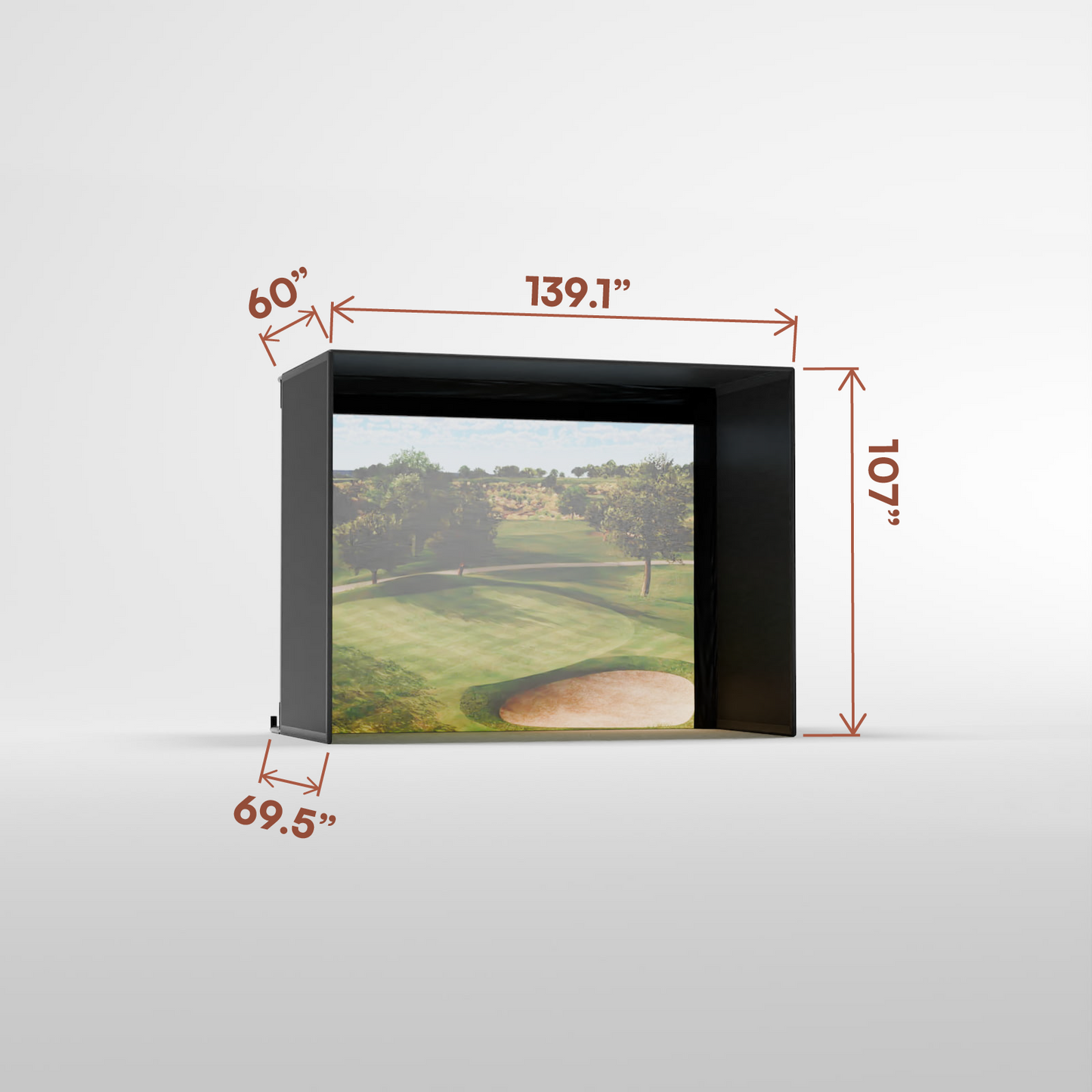 Carl's Place Pro Golf Enclosure Kit with Impact Screen