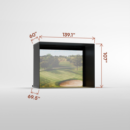 Carl's Place Pro Golf Enclosure Kit with Impact Screen